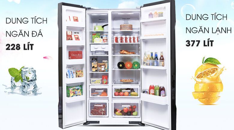 tủ lạnh hitachi r-s700pgv2 (600 lít 2 cửa)
