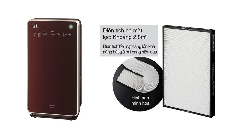 máy lọc không khí hitachi ep-l110e 240 (br)