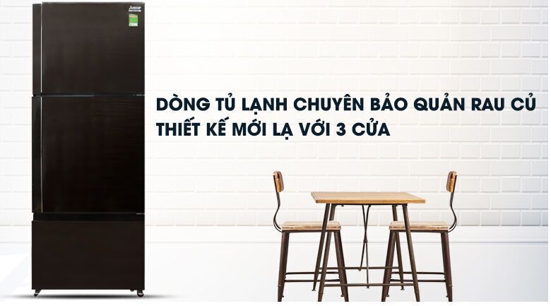 tủ lạnh mitsubishi electric inverter 414 lít mr-v50eh-brw