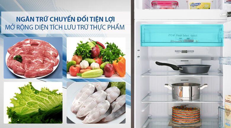 tủ lạnh hitachi inverter 366 lít r-fg480pgv8 gbw