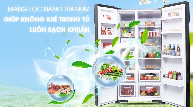 tủ lạnh hitachi r-s700pgv2 (600 lít 2 cửa)