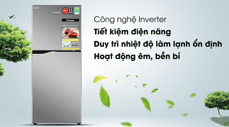 tủ lạnh panasonic inverter 170 lít nr-ba190ppvn