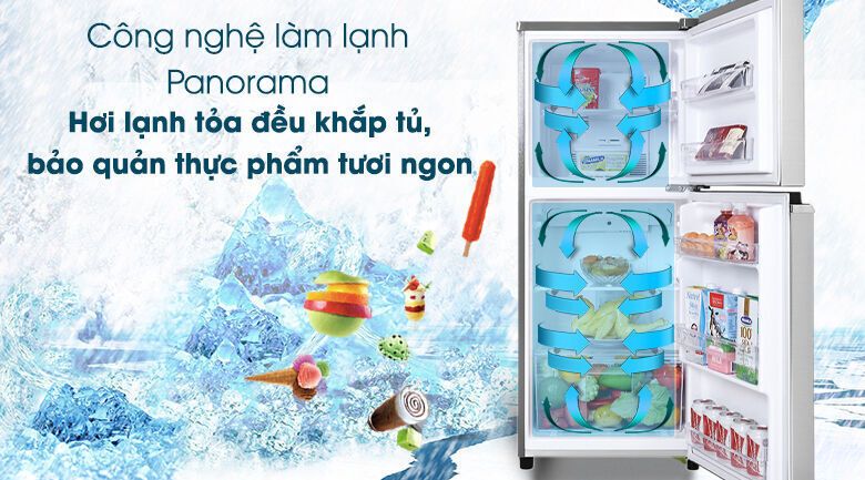 tủ lạnh panasonic inverter 170 lít nr-ba190ppvn