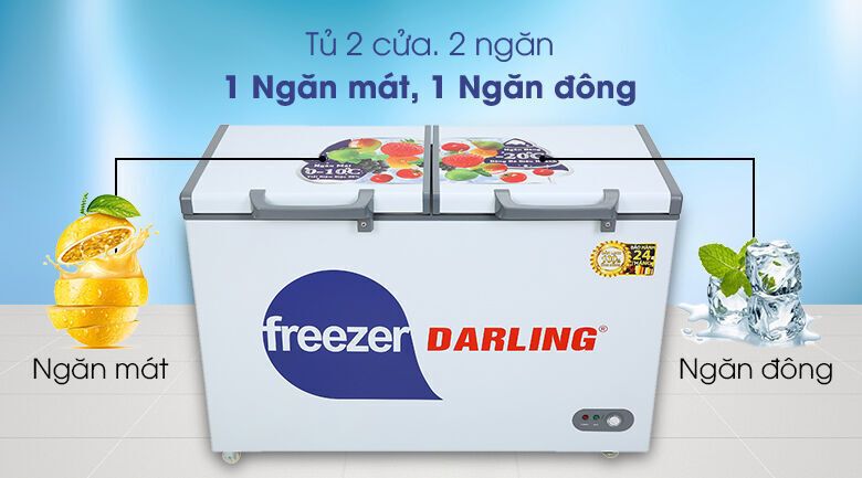 tủ đông darling 260 lít dmf-3999 w2
