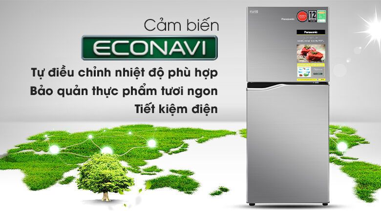 tủ lạnh panasonic inverter 170 lít nr-ba190ppvn