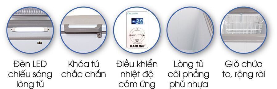 tủ đông 370 lít darling dmf -3799 as