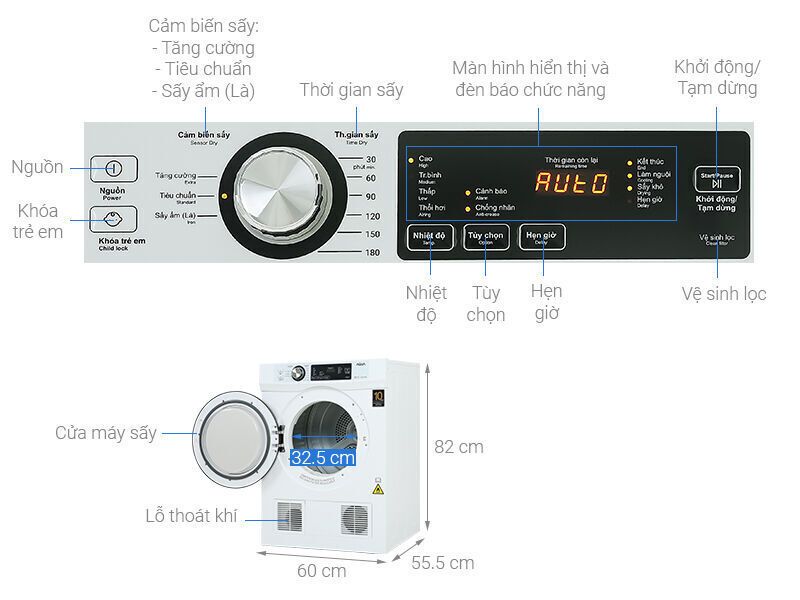 máy sấy aqua 7 kg aqh-v700fw