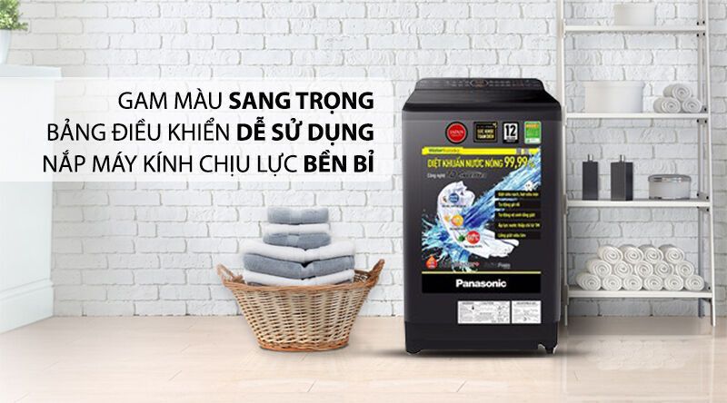 máy giặt panasonic inverter 9.5 kg na-fd95v1brv