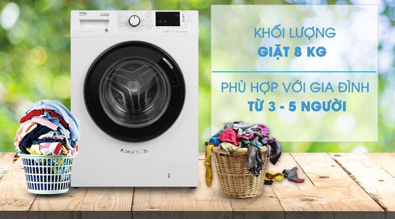 máy giặt beko inverter 8 kg wcv8612xb0st