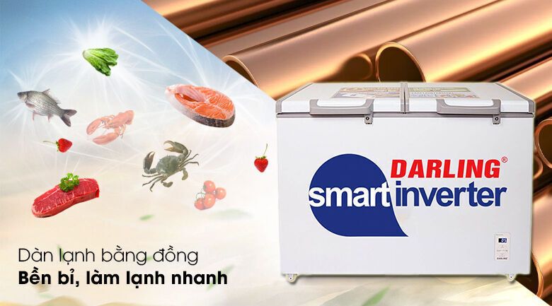 tủ đông darling inverter 360 lít dmf-4799 asi