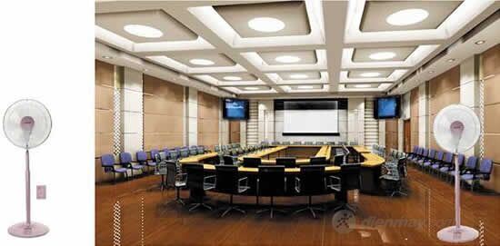 quạt cây panasonic f-308nhb (xanh)