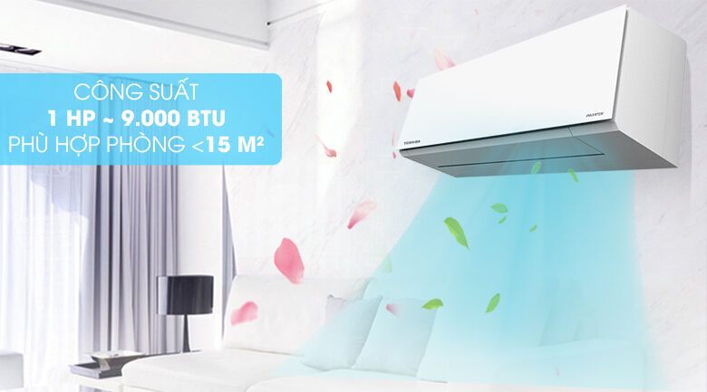 máy lạnh toshiba inverter 1 hp ras-h10e2kcvg-v
