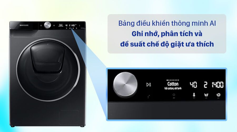 máy giặt samsung inverter 10 kg ww10tp54dsb/sv