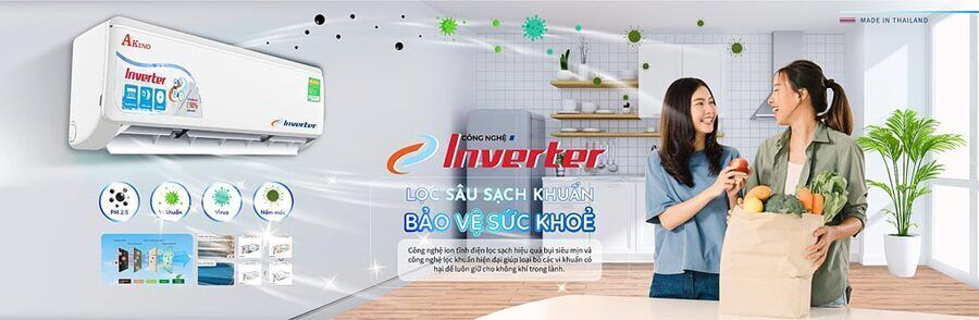 máy lạnh akino inverter 2 hp akn-18cinv1fa