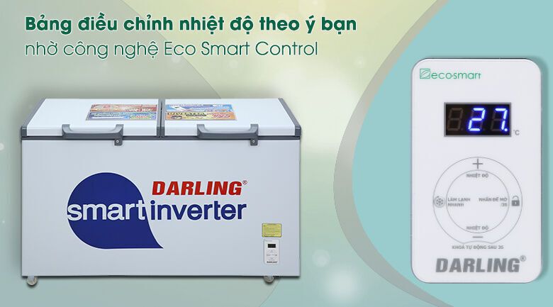 tủ đông darling inverter 360 lít dmf-4799 asi