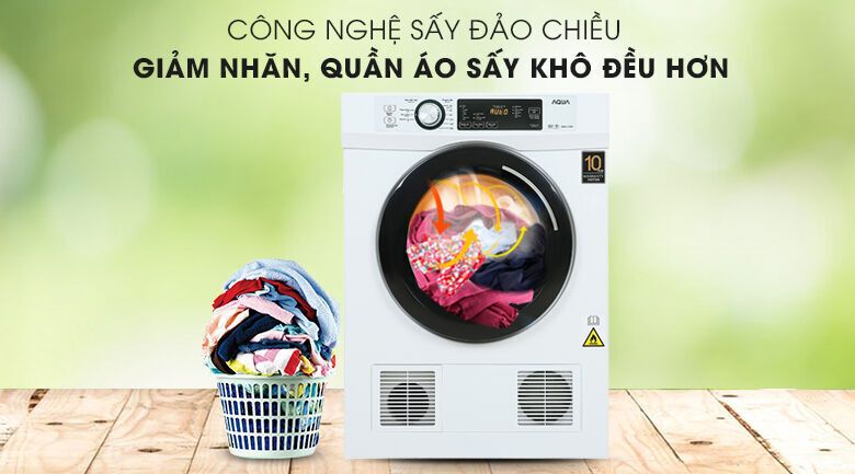 máy sấy aqua 7 kg aqh-v700fw