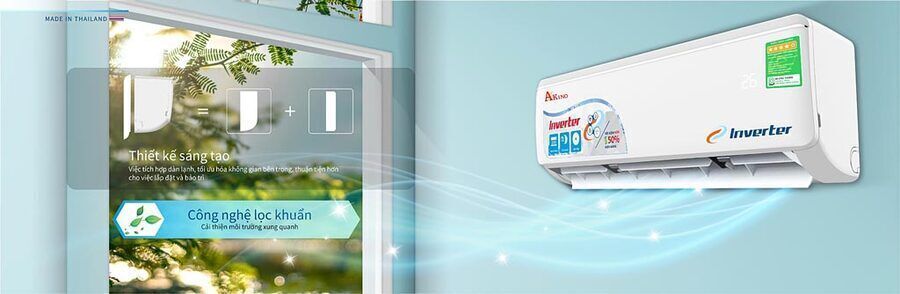 máy lạnh akino inverter 2 hp akn-18cinv1fa
