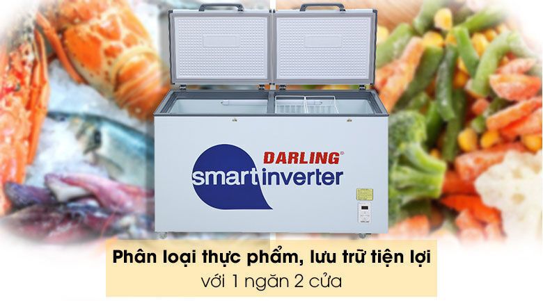 tủ đông darling inverter 360 lít dmf-4799 asi