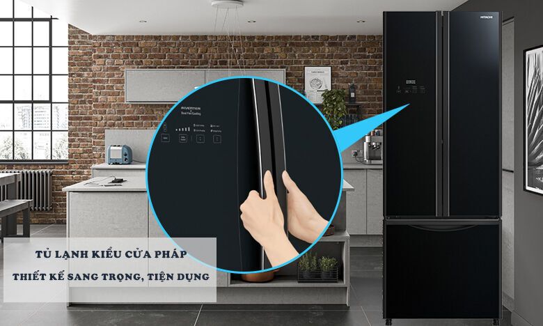 tủ lạnh hitachi inverter 415 lít r-fwb490pgv9(gbk)