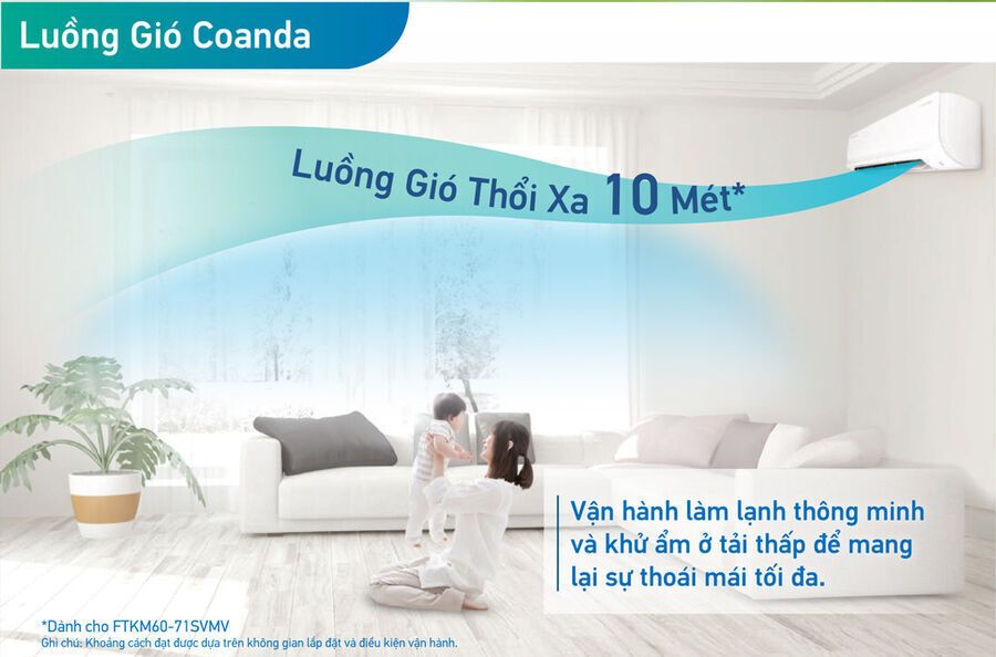 máy lạnh daikin ftkm71svmv (3.0hp) inverter cao cấp