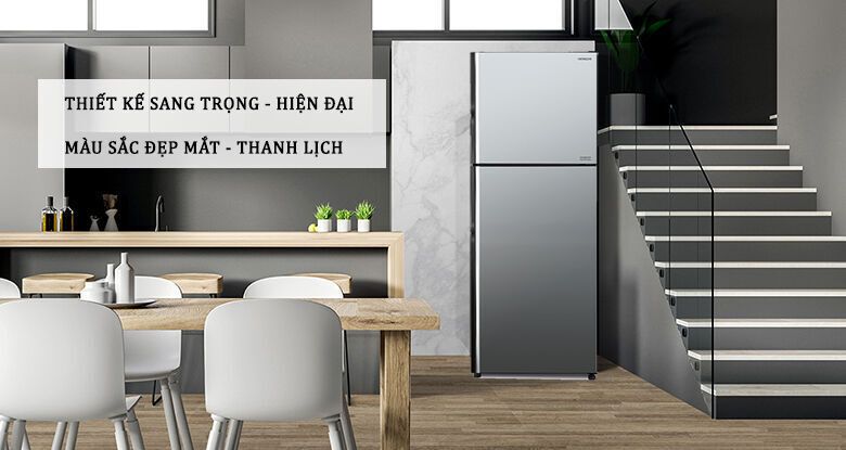 tủ lạnh hitachi inverter 366 lít r-fvx480pgv9 (mir)