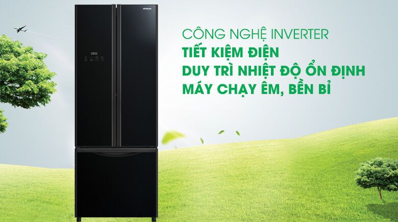 tủ lạnh hitachi inverter 415 lít r-fwb490pgv9(gbk)