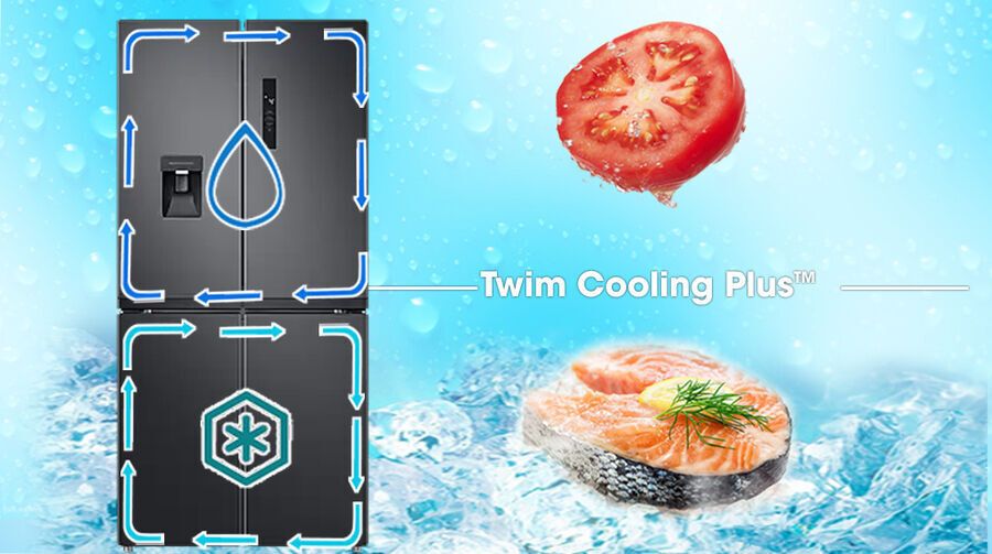 tủ lạnh samsung inverter 488 lít rf48a4010b4/sv