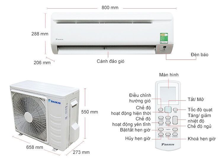 máy lạnh daikin 1.0hp ftv25bxv1v9