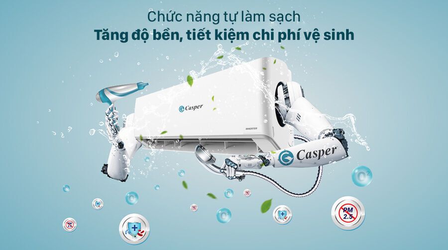 máy lạnh casper inverter 1 hp gc-09is32