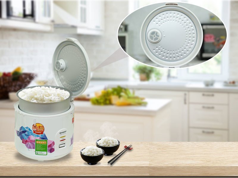 nồi cơm điện sharp 1.8 lít ks-18tjv
