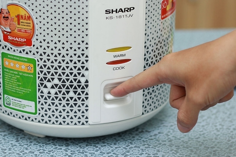 nồi cơm điện sharp 1.8 lít ks-181tjv