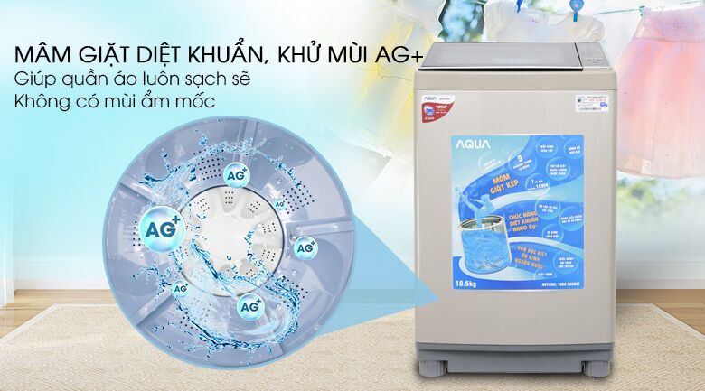 máy giặt aqua 10.5 kg aqw-fw105at n