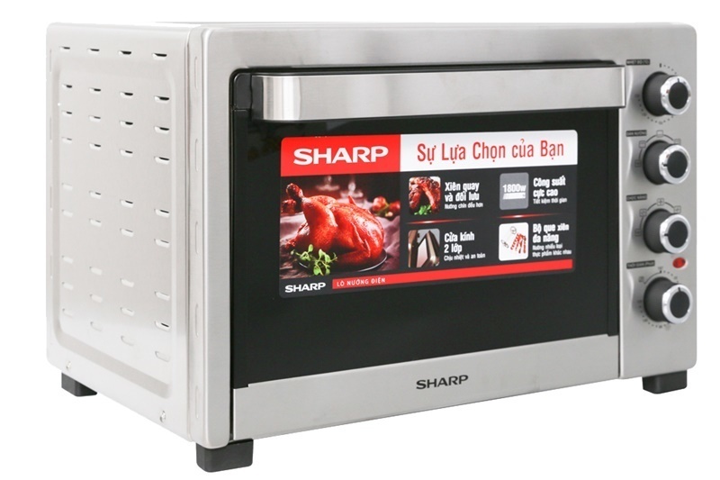 lò nướng kép sharp 38lít eo-a384rcsv-st