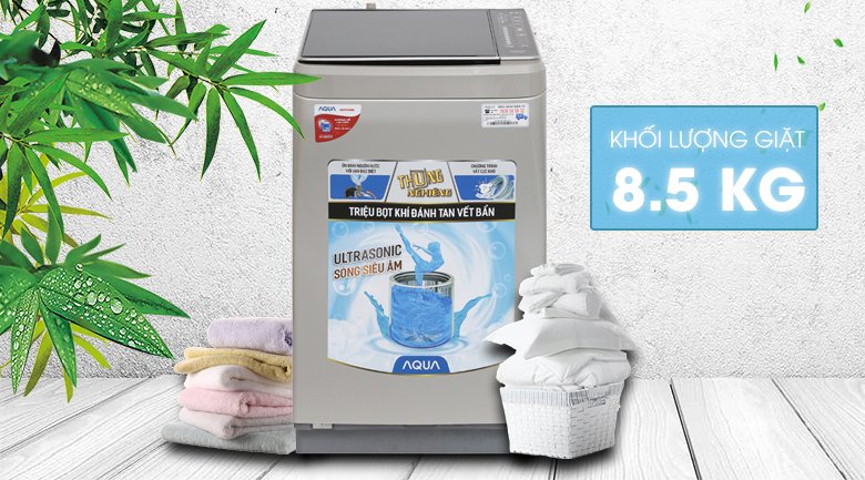 máy giặt aqua 8.5 kg aqw-u850bt