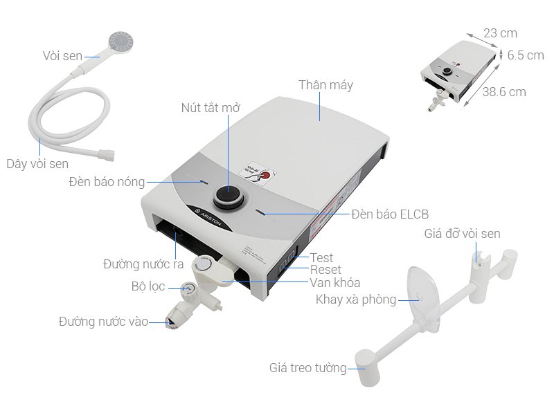 máy nước nóng ariston sm45e-vn