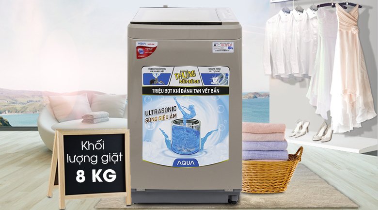 máy giặt aqua 8 kg aqw-u800bt