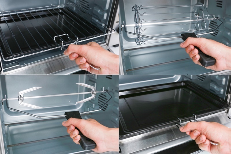 lò nướng kép sharp 38lít eo-a384rcsv-st