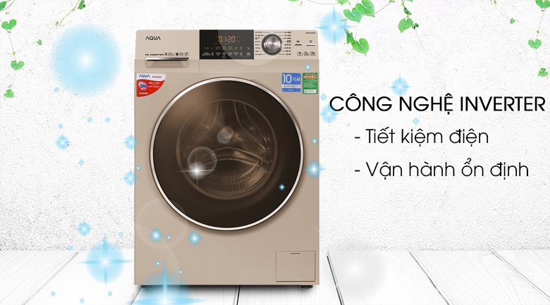 máy giặt aqua inverter 8.5 kg aqd-dd850a