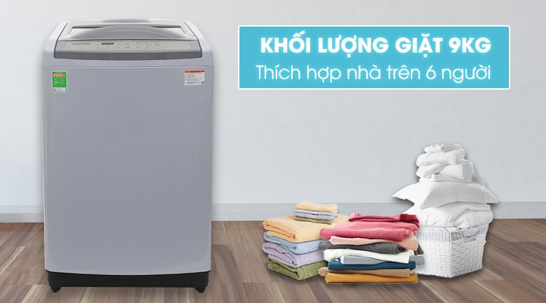 máy giặt samsung 9kg wa90m5120sg/sv