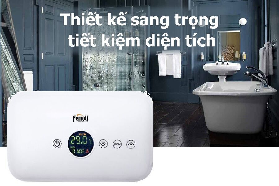 máy tắm nước nóng ferroli rita fs-4.5de