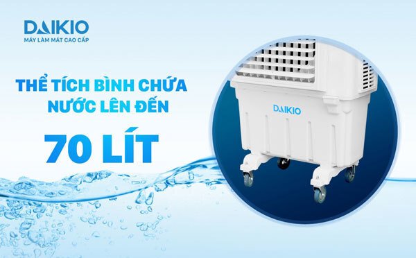 quạt làm mát không khí daikio dk-9000a