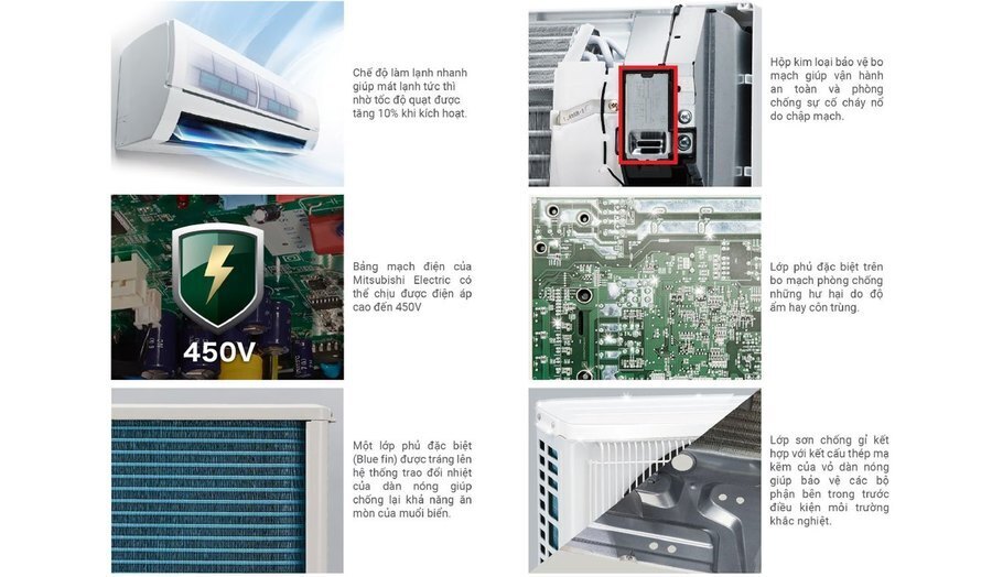 máy lạnh mitsubishi electric inverter msy-jp25vf 1.0 hp