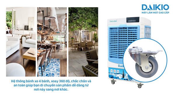 quạt làm mát không khí daikio dk-4500d