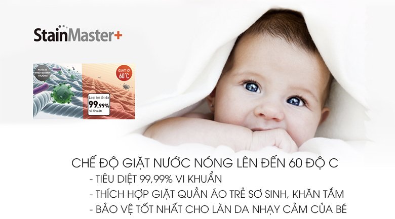 máy giặt panasonic 9kg na-f90v5lmx -hàng chính hãng