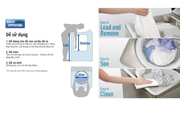 máy giặt panasonic 9.0kg na-f90x5lrv - hàng chính hãng