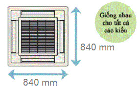 máy lạnh âm trần daikin 2.5hp fcnq21mv1 / rnq21mv1 (gas r410a)