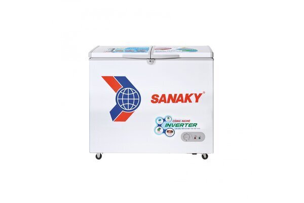 Tủ đông sanaky inverter VH-2599A3, 208 lít, 1 ngăn đông, dàn lạnh đồng