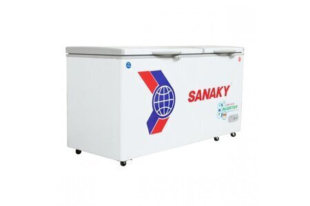 Tủ đông sanaky inverter VH 5699W3, 400 lít, 1 ngăn đông, 1 ngăn mát, dàn lạnh đồng