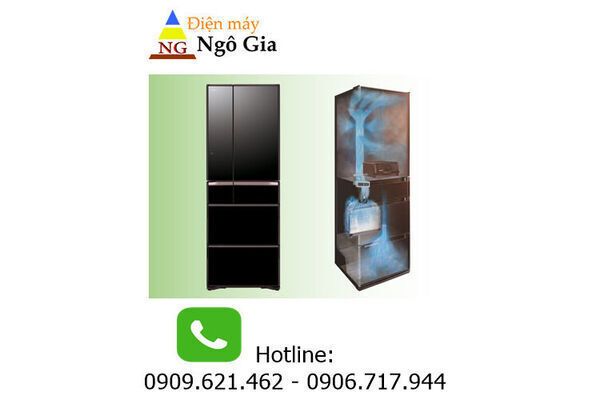 TỦ LẠNH HITACHI R-G620GV 657 LÍT 6 CỬA