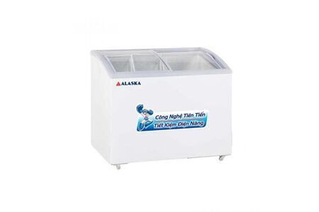 Tủ đông kính cong Alaska KC-210 , 210 lít